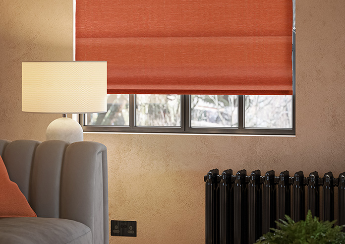 Carron, Tangerine - Roman Blind - Image 5